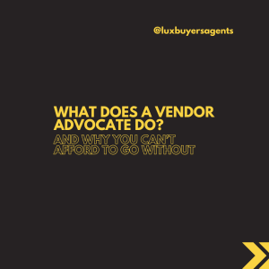 what does a vendor advocate do? and why you can't afford to go without