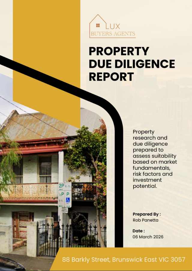 Lux Buyers Agents - Property Due Dilligence Report