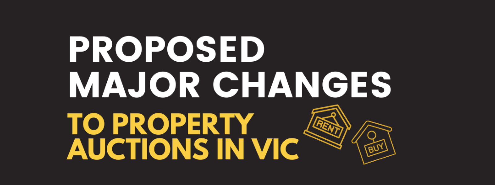 proposed major changes to auction news in Victoria